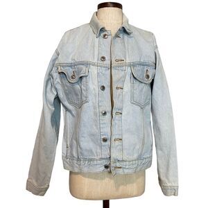Vintage denim light wash jacket